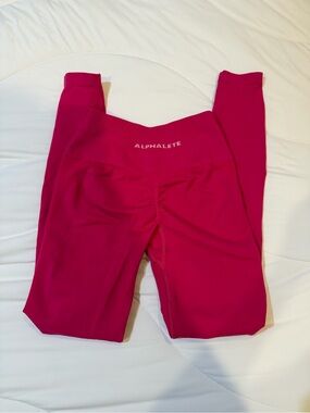 Alphalete Pink Amplify Leggings